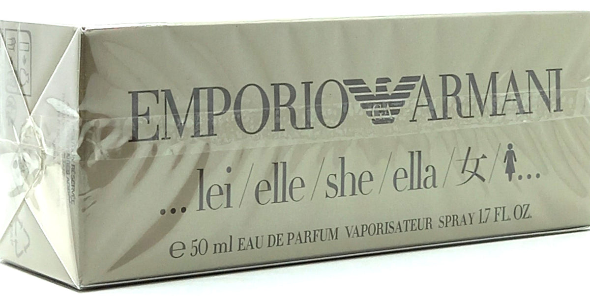EMPORIO ARMANI SHE EAU DE PARFUM SPRAY FOR WOMEN 1.7 Oz / 50 ml NEW PACKAGE!!!