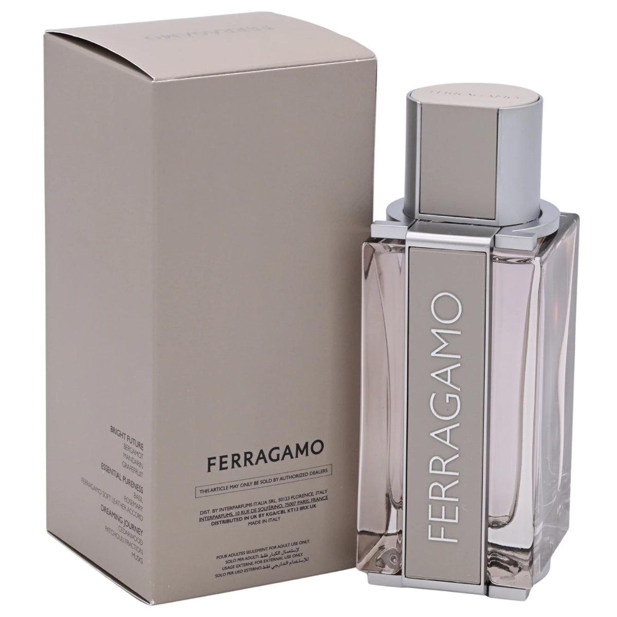 Salvatore Ferragamo Bright Leather Eau de Toilette Spray for Men 3.4 oz