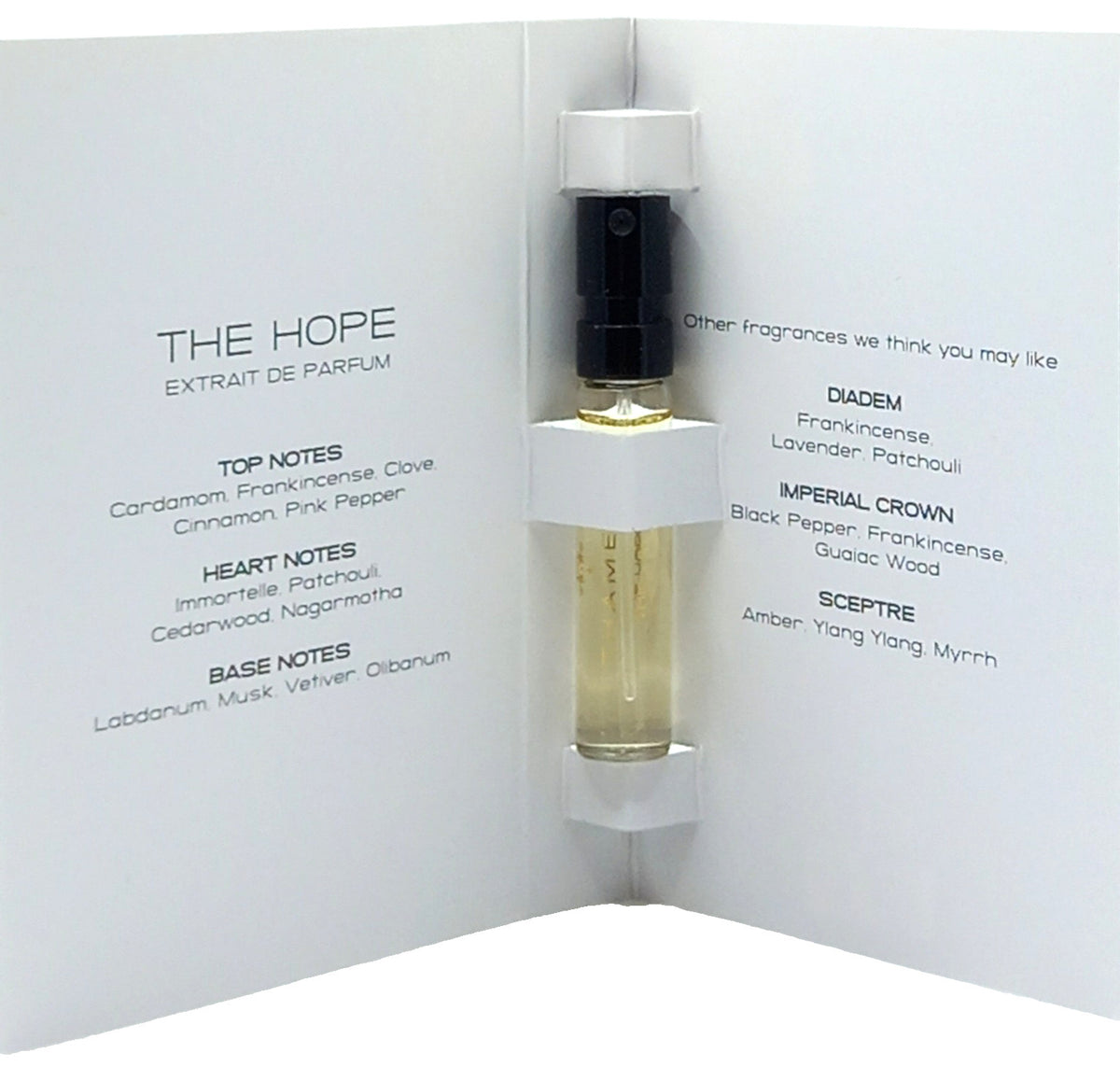 THAMEEN THE HOPE EXTRAIT DE PARFUM VIAL SPRAY UNISEX 0.07 Oz / 2 ml MINI SIZE!!!