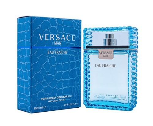 Versace Man Eau Fraiche 3.4 oz Perfumed Deodorant Spray for Men New