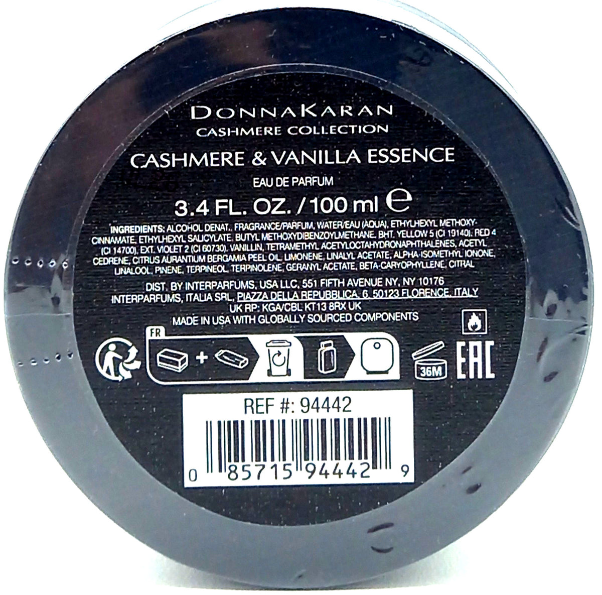 DONNA KARAN CASHMERE & VANILLA ESSENCE EAU DE PARFUM SPRAY WOMEN 3.4 Oz / 100ml