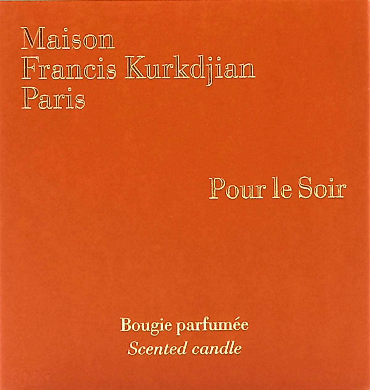 MAISON FRANCIS KURKDJIAN POUR LE SOIR SCENTED CANDLE 10.6 Oz / 300 g BRAND NEW!