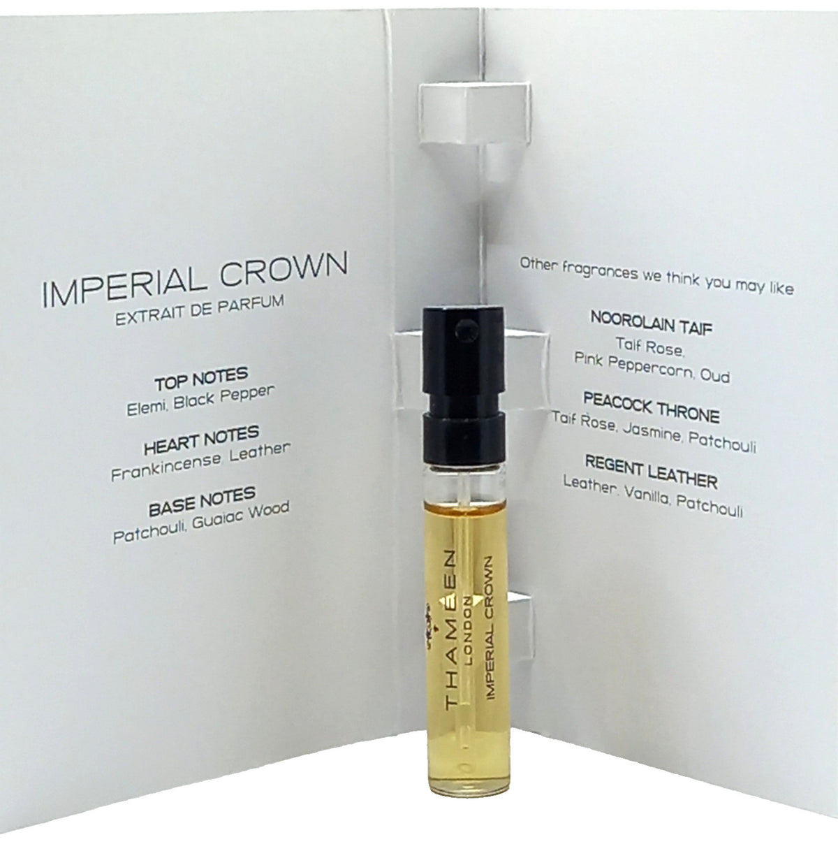 THAMEEN IMPERIAL CROWN EXTRAIT DE PARFUM VIAL SPRAY UNISEX 0.07 Oz / 2 ml NEW!!!
