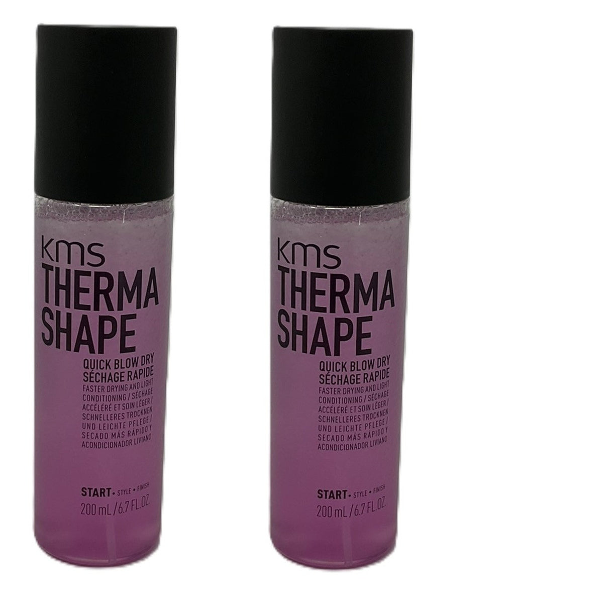 KMS ThermaShape Quick Blow Dry 6.7 Ounce Pack Of 2