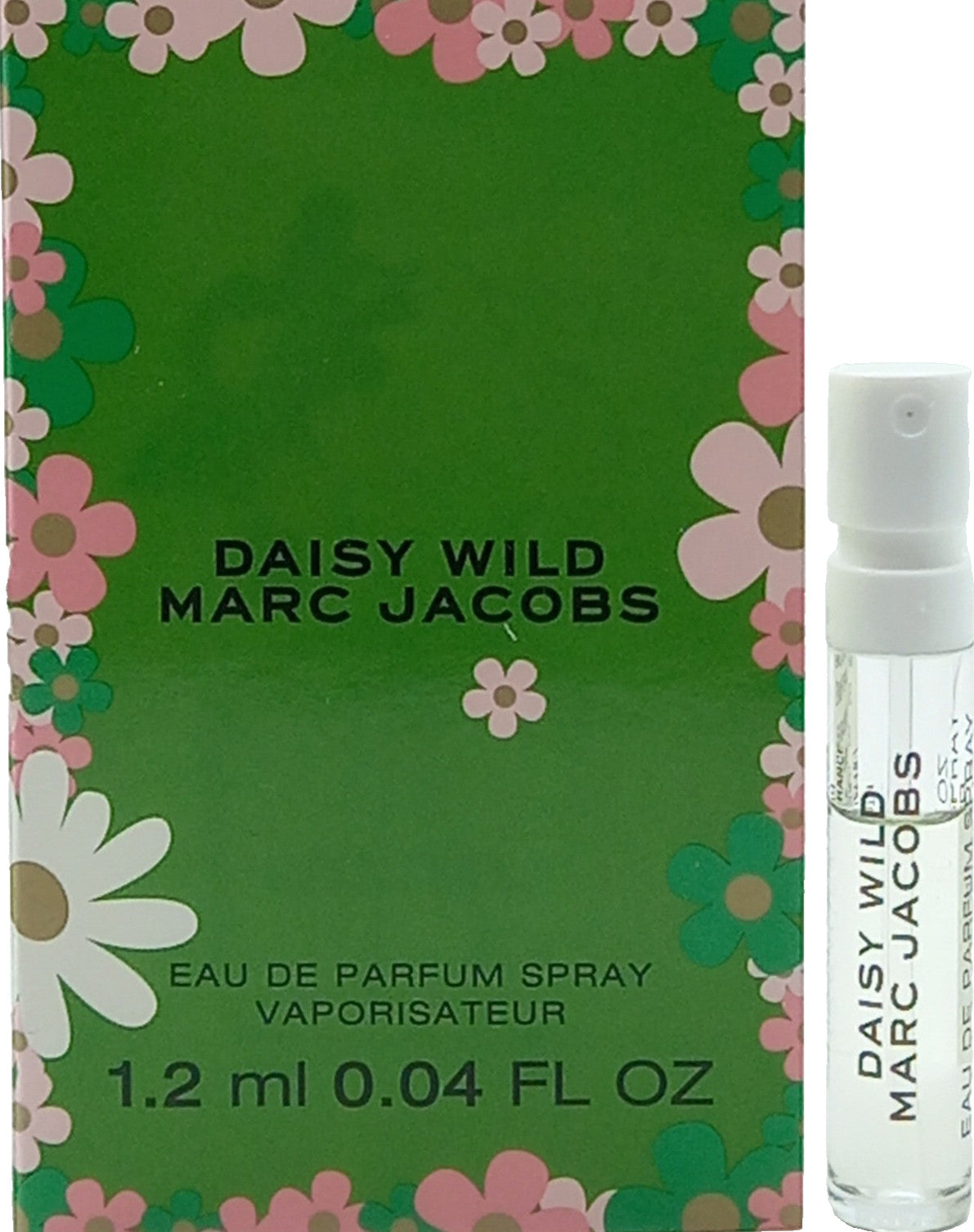 MARC JACOBS DAISY WILD EAU DE PARFUM VIAL SPRAY FOR WOMEN 0.04 Oz SAMPLE SIZE!!!