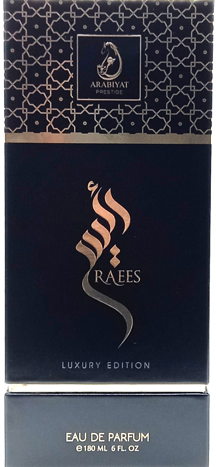 ARABIYAT PRESTIGE RAEES LUXURY EDITION EAU DE PARFUM SPRAY MEN 6.0 Oz / 180 ml
