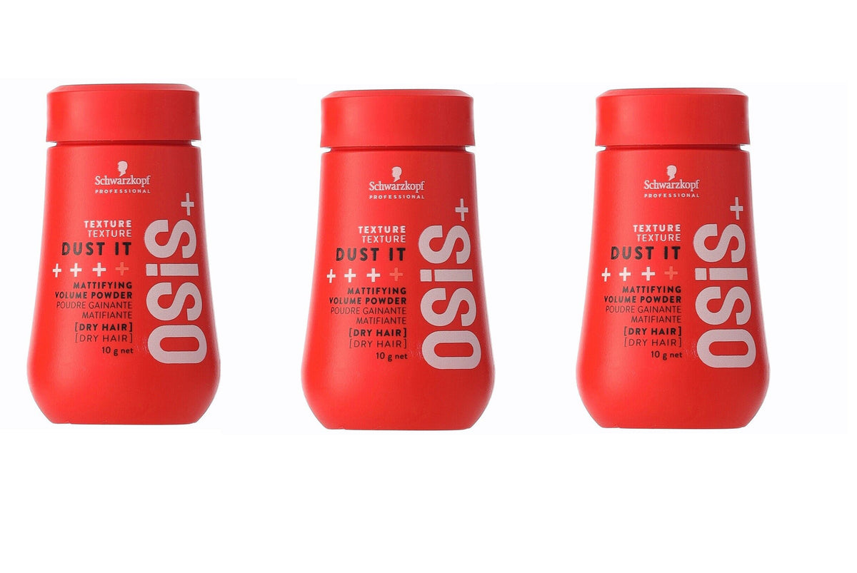 Schwarzkopf OSiS Dust It Mattifying VOLUME Powder 0.35 oz Pack of 3, NEW PACK