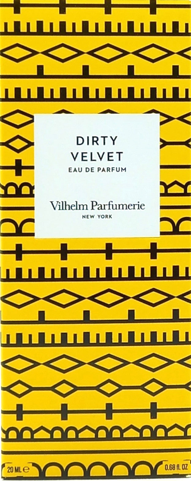 VILHELM PARFUMERIE DIRTY VELVET EAU DE PARFUM SPRAY UNISEX 0.68 Oz / 20 ml NEW!