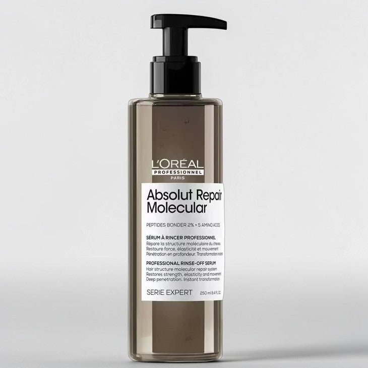 LOreal Absolut Repair Molecular Rinse-Off Serum Damaged Hair 250ml