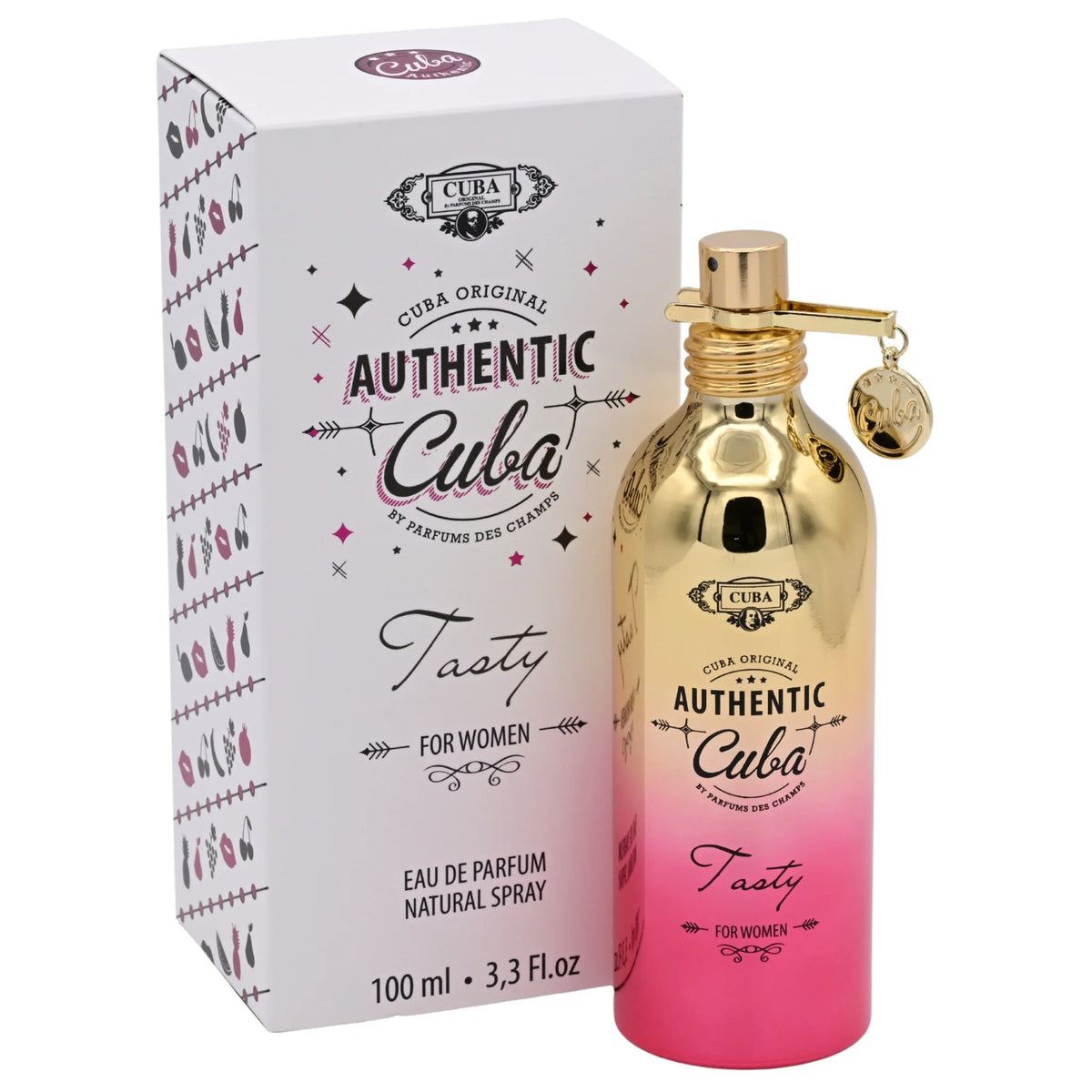 Cuba Authentic Tasty by Cuba perfume for women EDP 3.3 / 3.4 oz New in Box