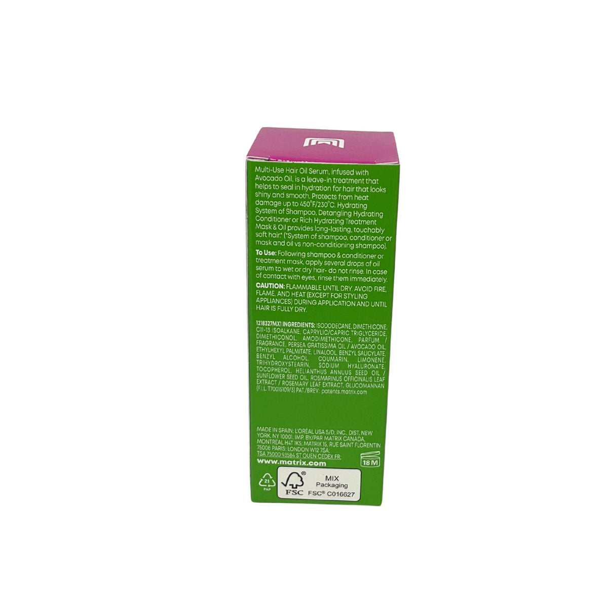 Matrix Food For Soft Multi-Use Hair Oil Serum 1.7 oz
