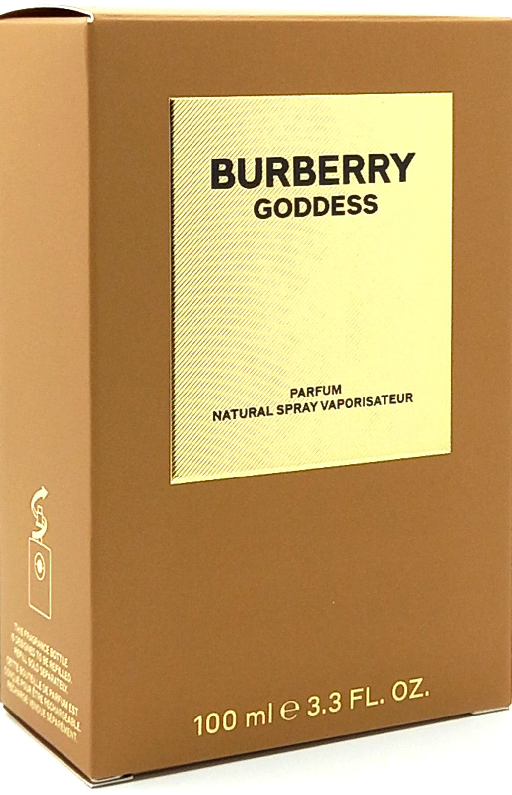 BURBERRY GODDESS PARFUM SPRAY FOR WOMEN 3.3 Oz / 100 ml BRAND NEW ITEM!!!