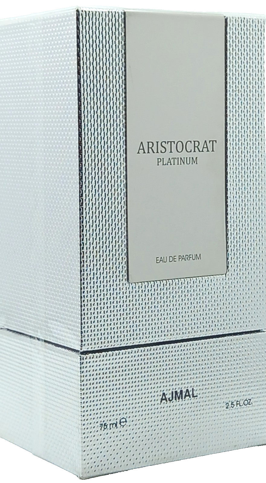 AJMAL ARISTOCRAT PLATINUM EAU DE PARFUM SPRAY FOR MEN 2.5 Oz / 75 ml BRAND NEW!