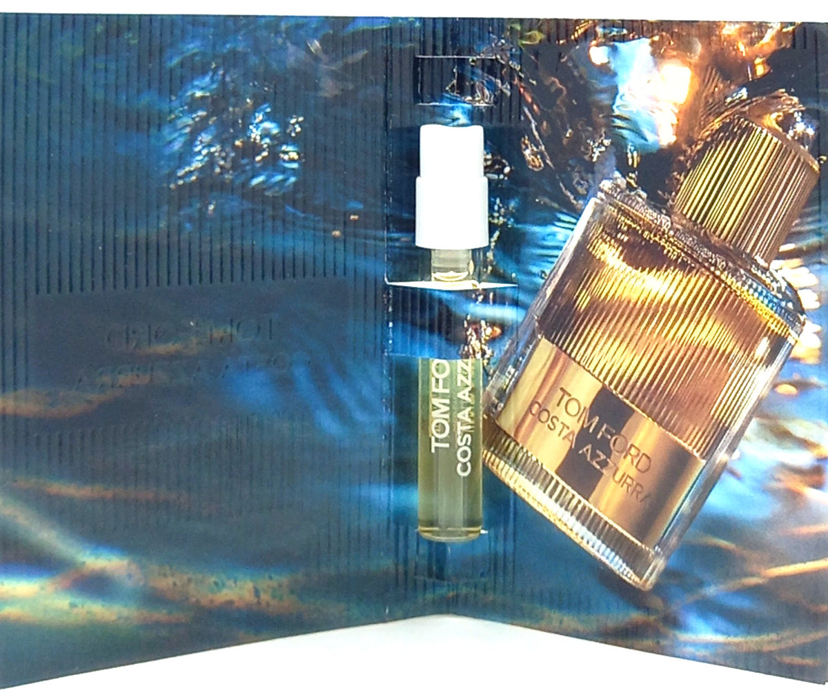 TOM FORD COSTA AZZURRA EAU DE PARFUM VIAL SPRAY UNISEX 0.05 Oz NEW TRAVEL SIZE!