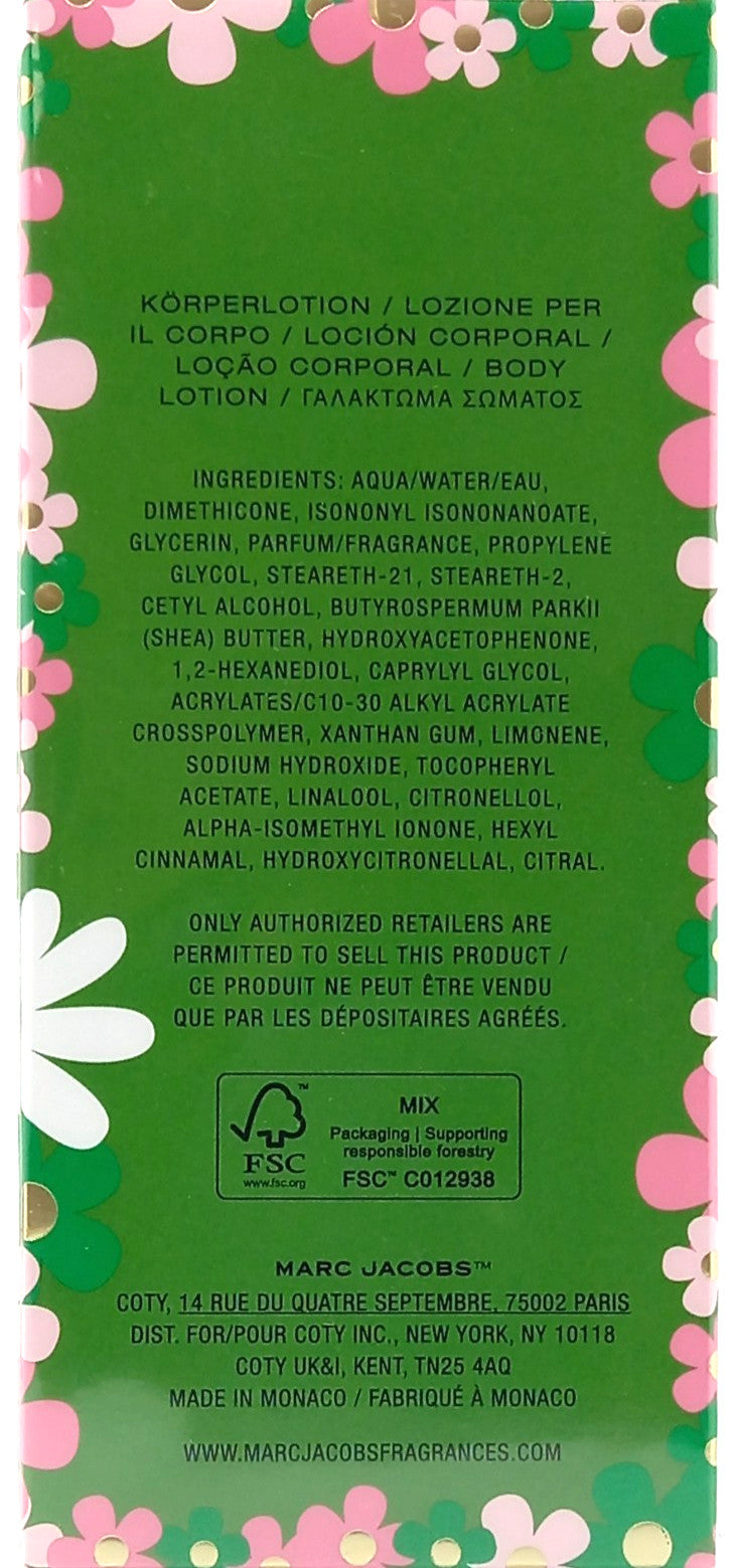MARC JACOBS DAISY WILD PERFUMED BODY LOTION FOR WOMEN 5.0 Oz / 150 ml BRAND NEW!