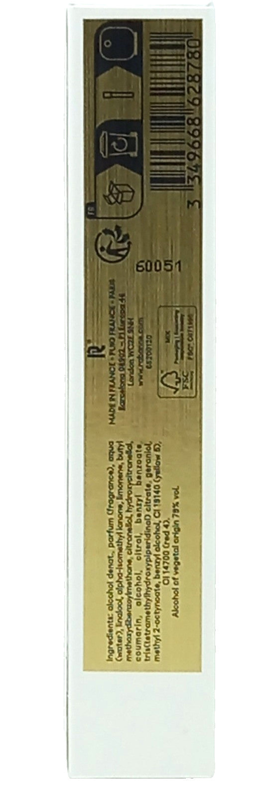 PACO RABANNE MILLION GOLD FOR HER EAU DE PARFUM PEN SPRAY 0.34 Oz / 10 ml TRAVEL