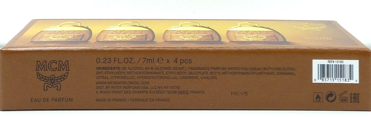 MODE CREATION MUNICH MCM 4 PCS COLLECTION MINI SET EDP 0.23 Oz / 7 ml x 4 PCS
