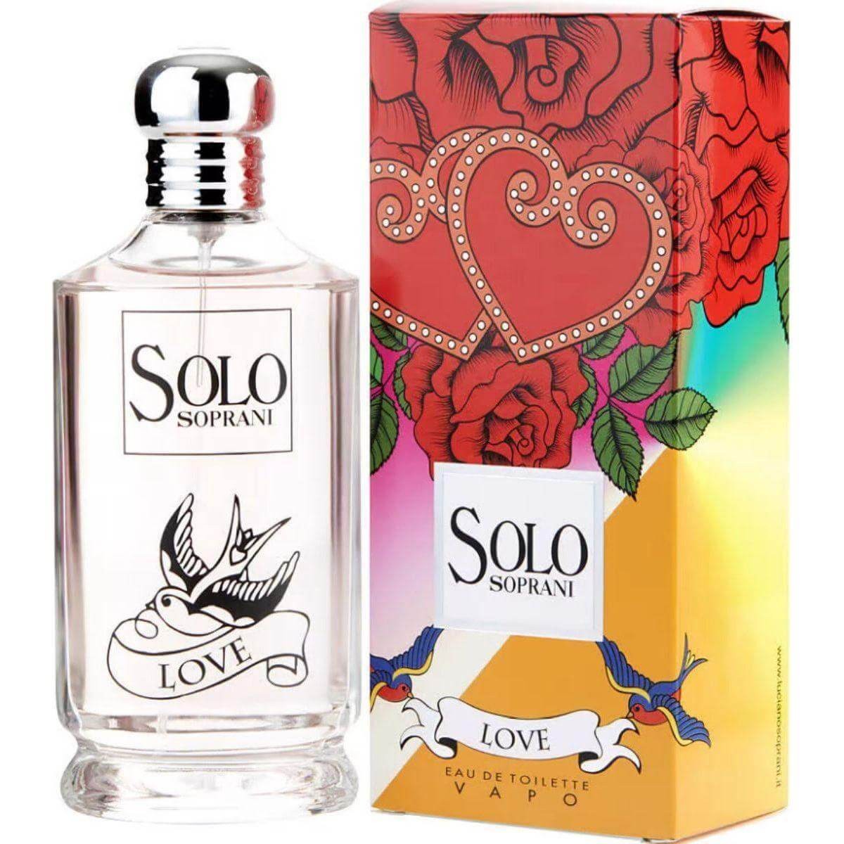 Solo Soprani Love By Luciano Soprani for women EDT 3.3 / 3.4 oz New in Box
