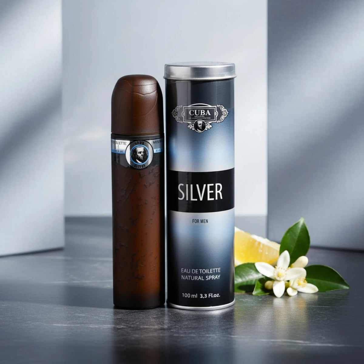 Cuba Silver by Cuba Eau de Toilette (EDT) Spray for Men 3.3 oz