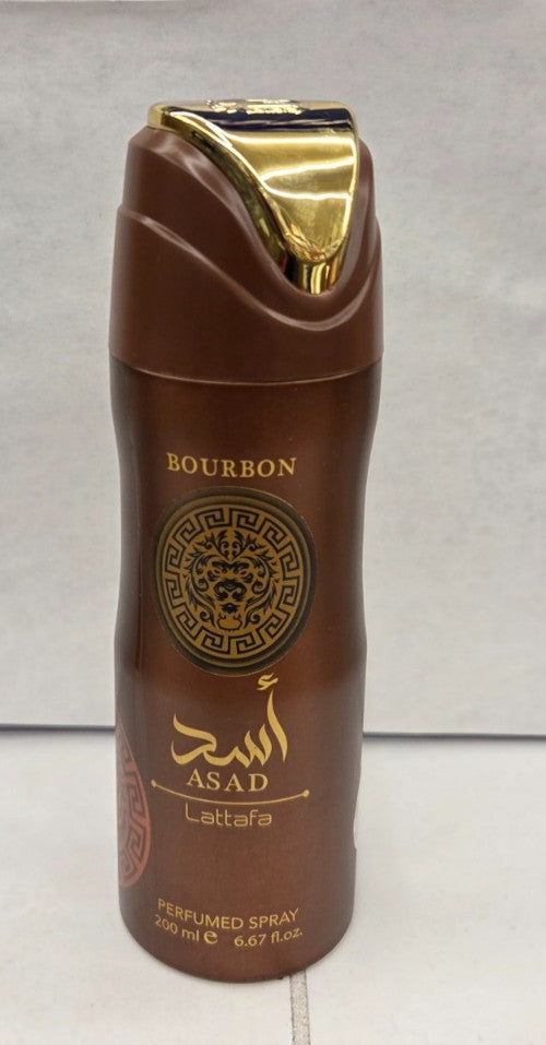 LATTAFA ASAD PERFUMED SPRAY FOR MEN 6.67 Oz / 200 ml ( PACK OF 3 )