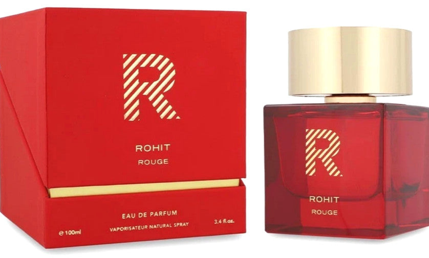 BHARARA ROHIT ROUGE EAU DE PARFUM SPRAY FOR MEN 3.4 Oz / 100 ml BRAND NEW ITEM!