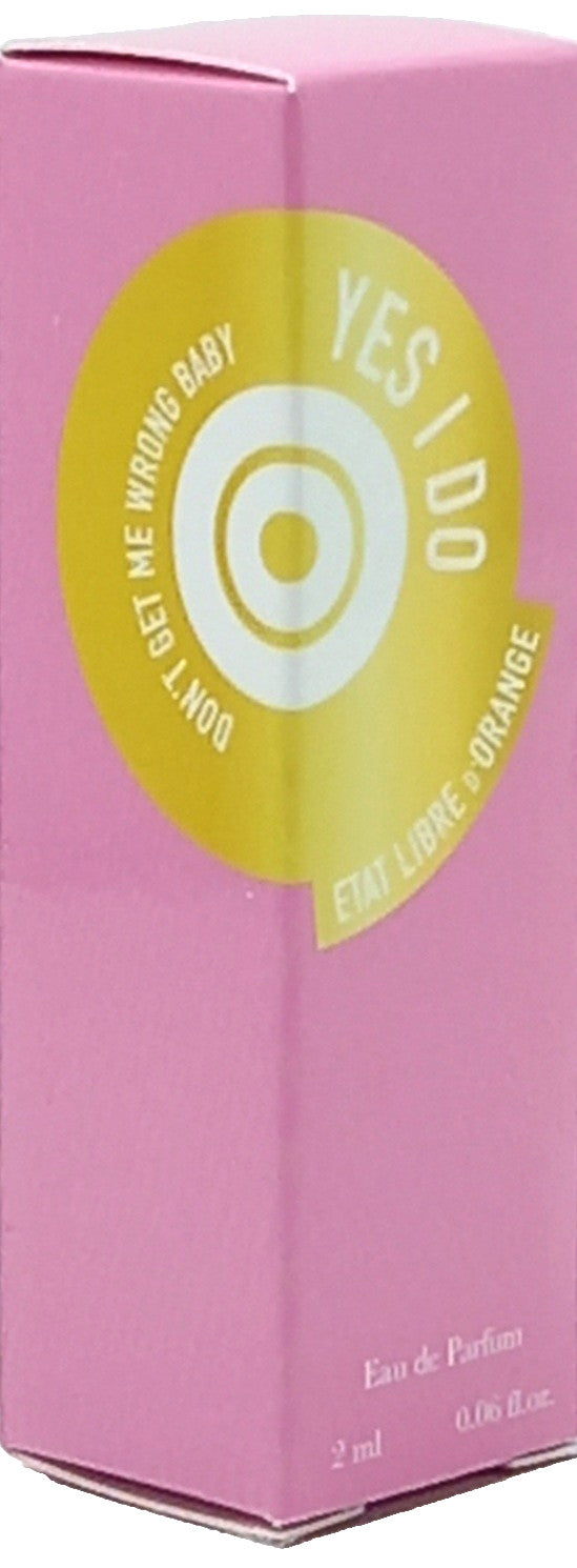 ETAT LIBRE D'ORANGE DON'T GET ME WRONG BABY, YES I DO EDP VIAL SPRAY 0.06 Oz NEW