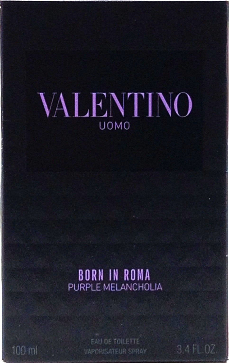 VALENTINO UOMO BORN IN ROMA PURPLE MELANCHOLIA EDT SPRAY FOR MEN 3.4 Oz / 100 ml