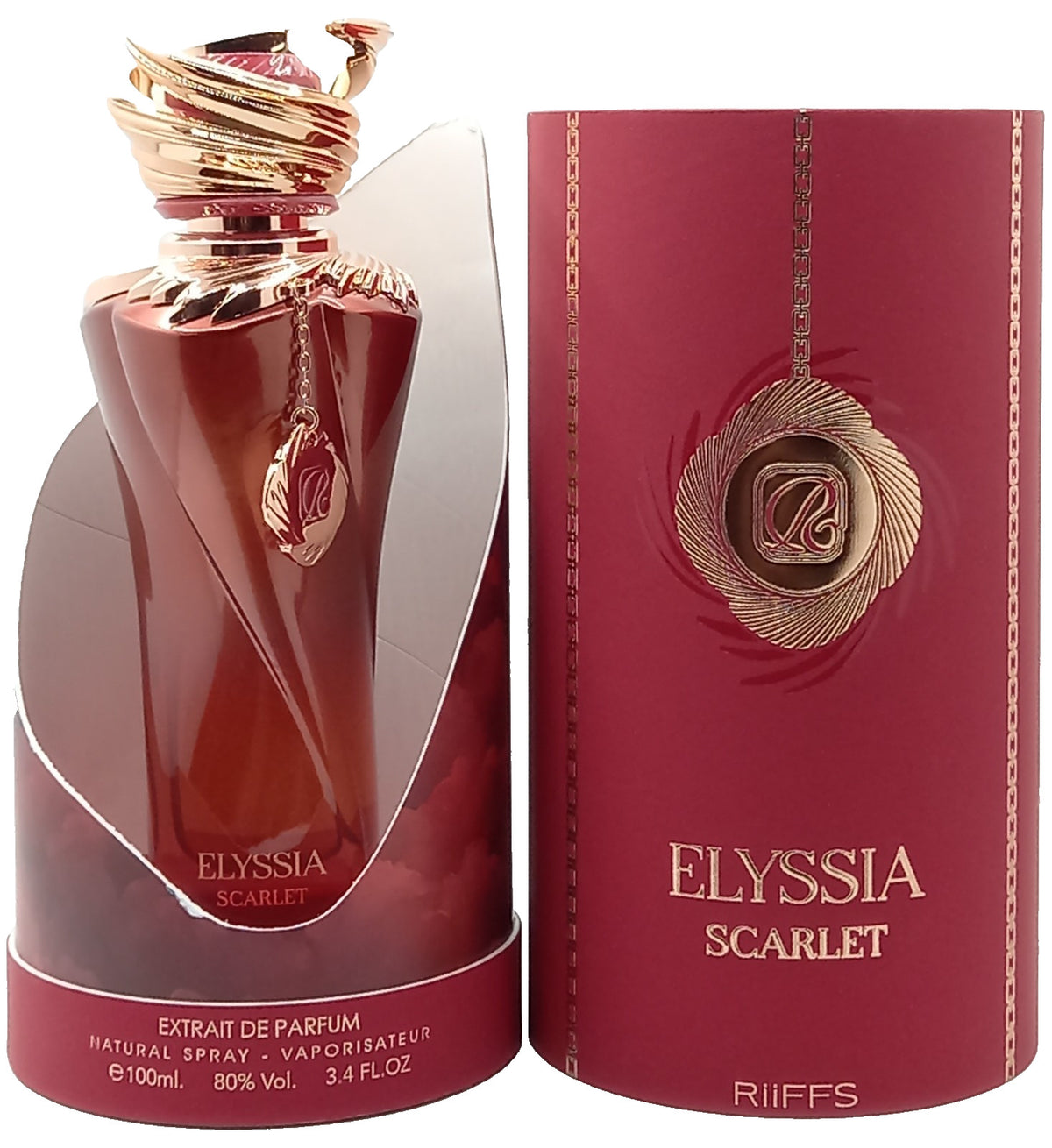 RIIFFS ELYSSIA SCARLET EXTRAIT DE PARFUM SPRAY WOMEN 3.4 Oz / 100 ml BRAND NEW!