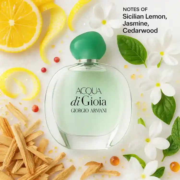 Acqua de Gioia by Giorgio Armani Eau de Parfum 3.3 oz 100 ml Spray New