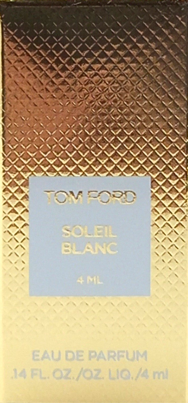 TOM FORD SOLEIL BLANC EAU DE PARFUM MINI SPLASH UNISEX 0.14 Oz / 4ml TRAVEL SIZE