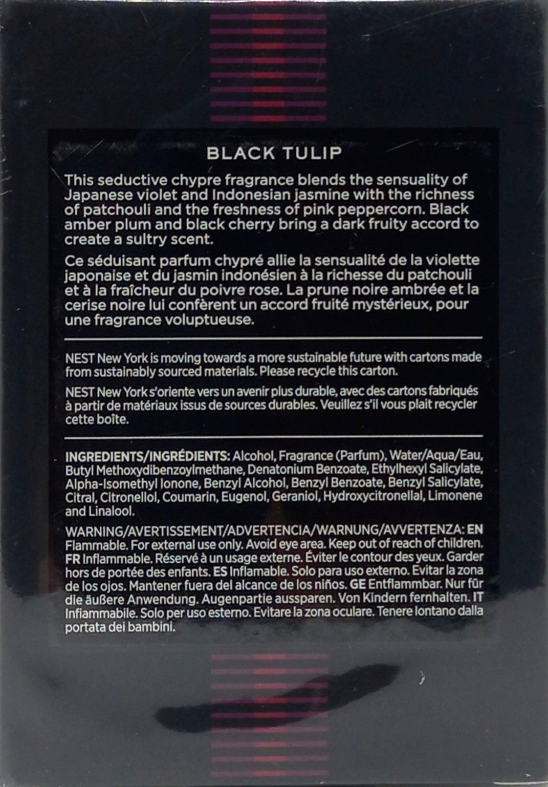 NEST BLACK TULIP EAU DE PARFUM SPRAY FOR WOMEN 1.7 Oz / 50 ml BRAND NEW ITEM!!!