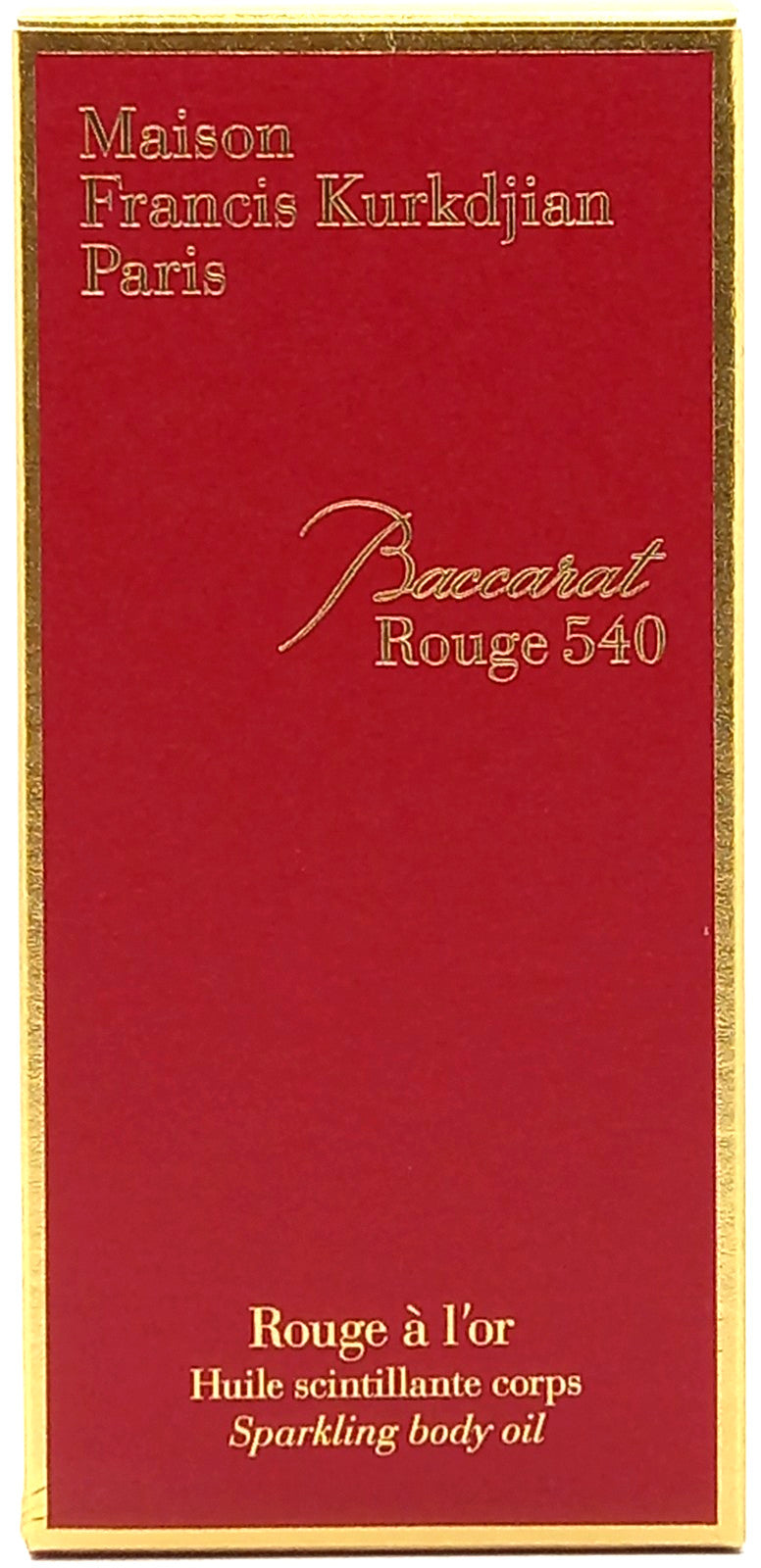 MAISON FRANCIS KURKDJIAN BACCARAT ROUGE 540 SPARKLING BODY OIL 6.8 Oz / 200 ml