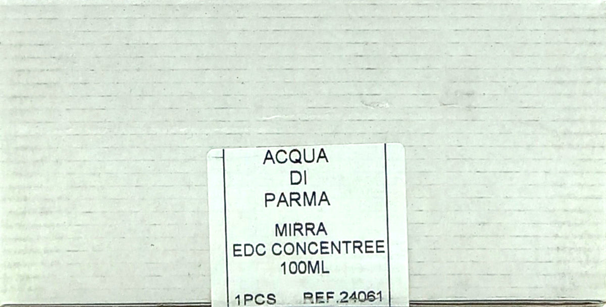 ACQUA DI PARMA COLONIA MIRRA EAU DE COLOGNE CONCENTREE SPRAY MEN 3.4 Oz / 100 ml