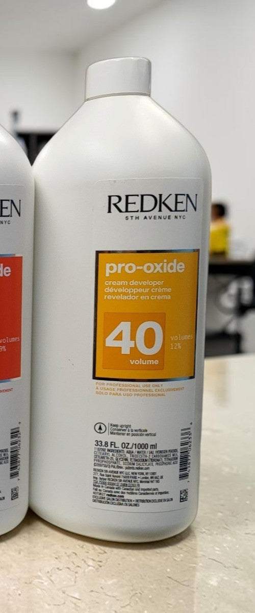Redken Pro Oxide Cream Develope 33.8 OZ 1000 ml - Choose Your Volume