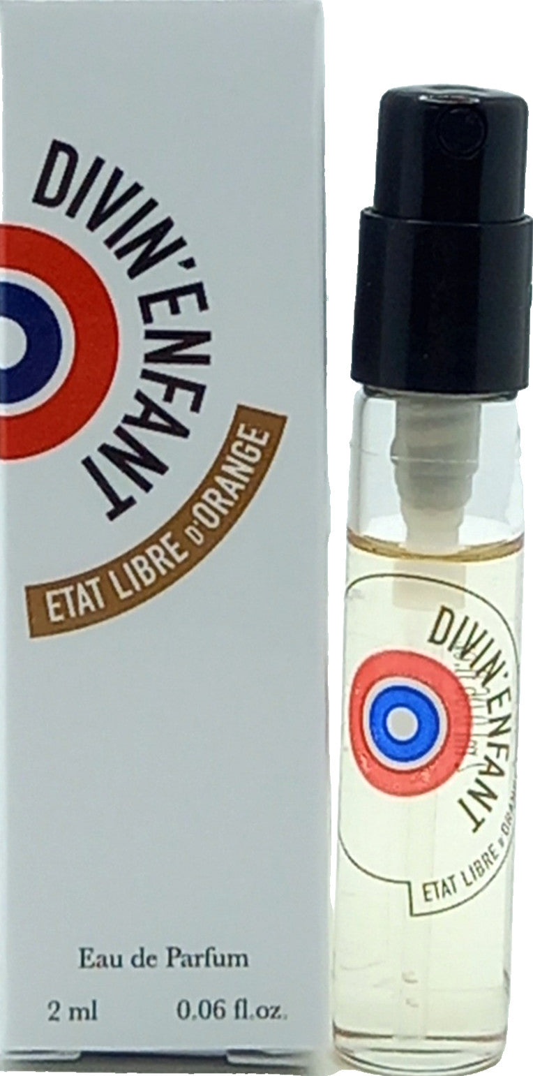 ETAT LIBRE D'ORANGE DIVIN ENFANT EAU DE PARFUM VIAL SPRAY UNISEX 0.06 Oz NEW!!!