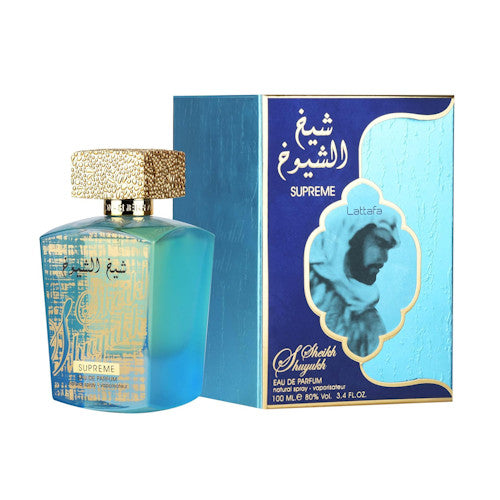 Sheikh Al Shuyukh Supreme by Lattafa 3.4 oz EDP Cologne Perfume Unisx New in Box