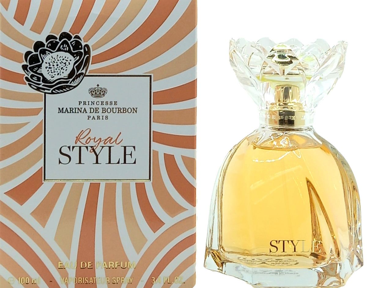 MARINA DE BOURBON ROYAL STYLE EAU DE PARFUM SPRAY FOR WOMEN 3.4 Oz / 100 ml NEW!