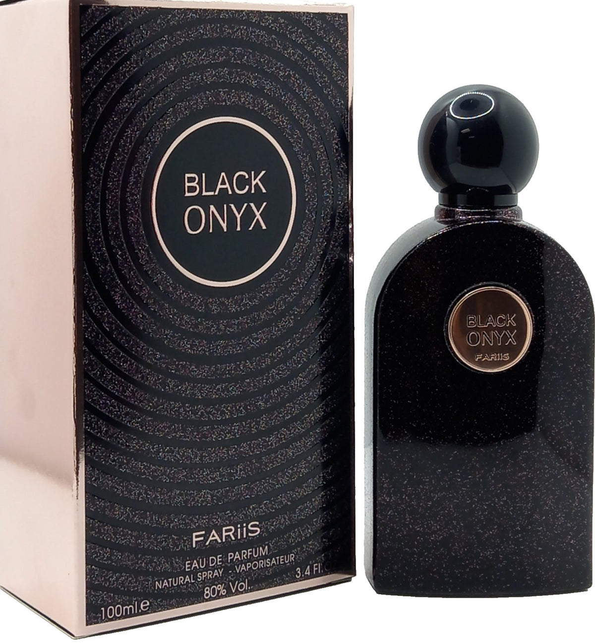 FARIIS BLACK ONYX EAU DE PARFUM SPRAY FOR WOMEN 3.4 Oz / 100 ml BRAND NEW ITEM!