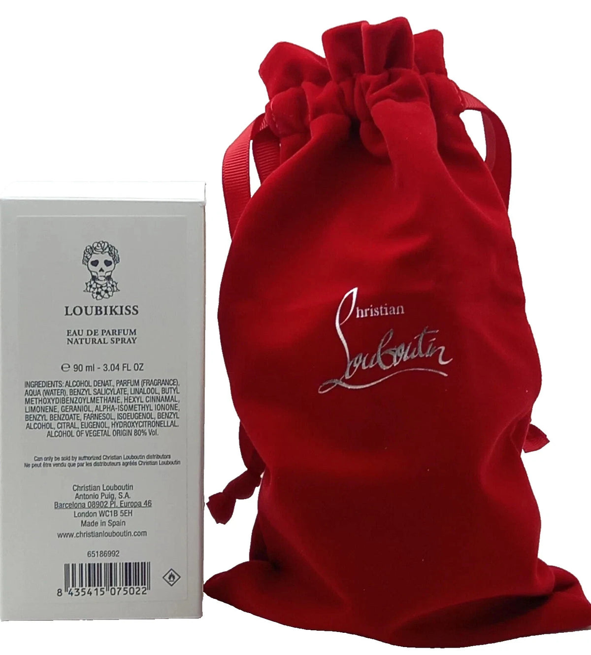 CHRISTIAN LOUBOUTIN LOUBIKISS EAU DE PARFUM SPRAY WOMEN 3.04 Oz / 90 ml NO CAP!