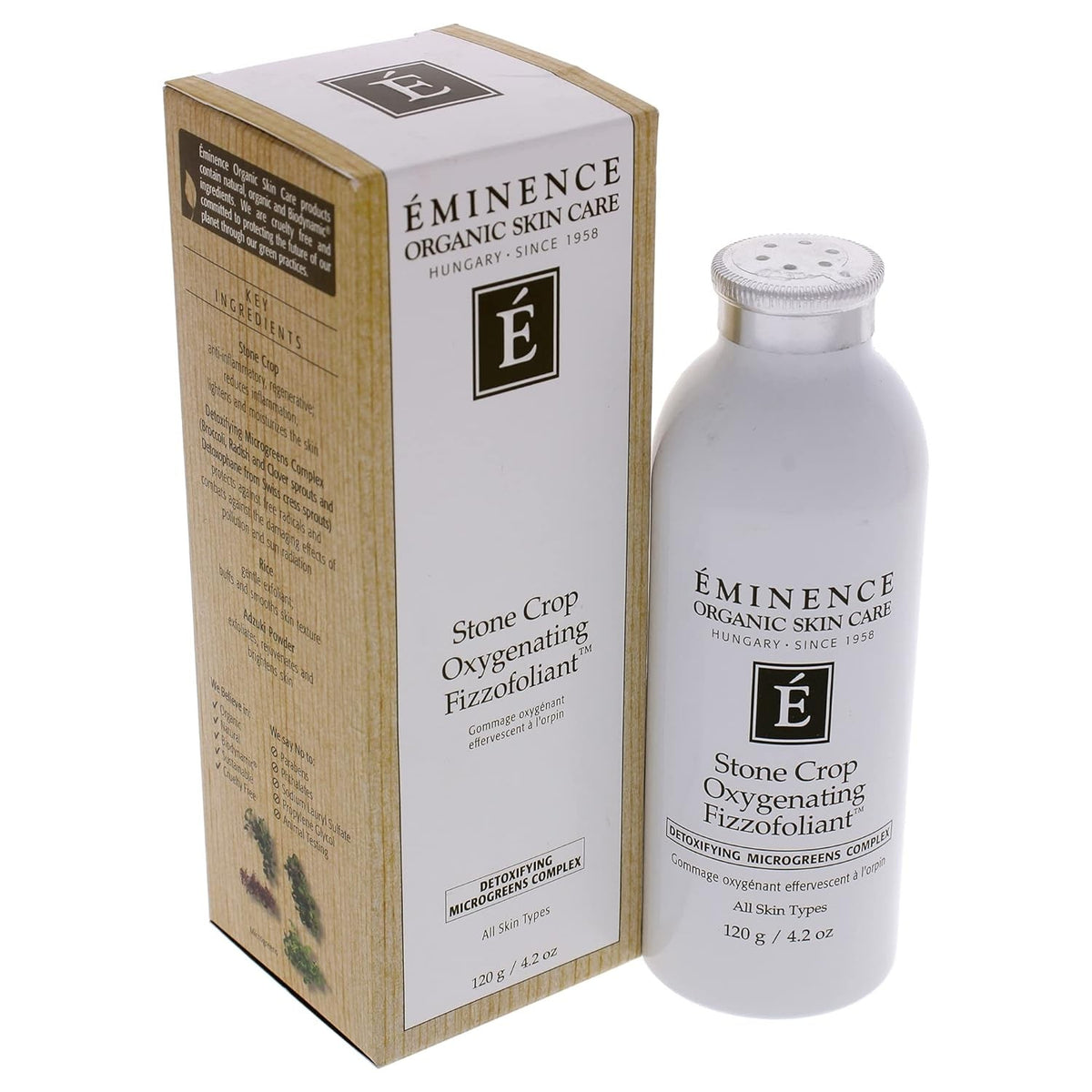 Eminence Organic Skincare Stone Crop Oxygenating Fizzofoliant 4.2 oz