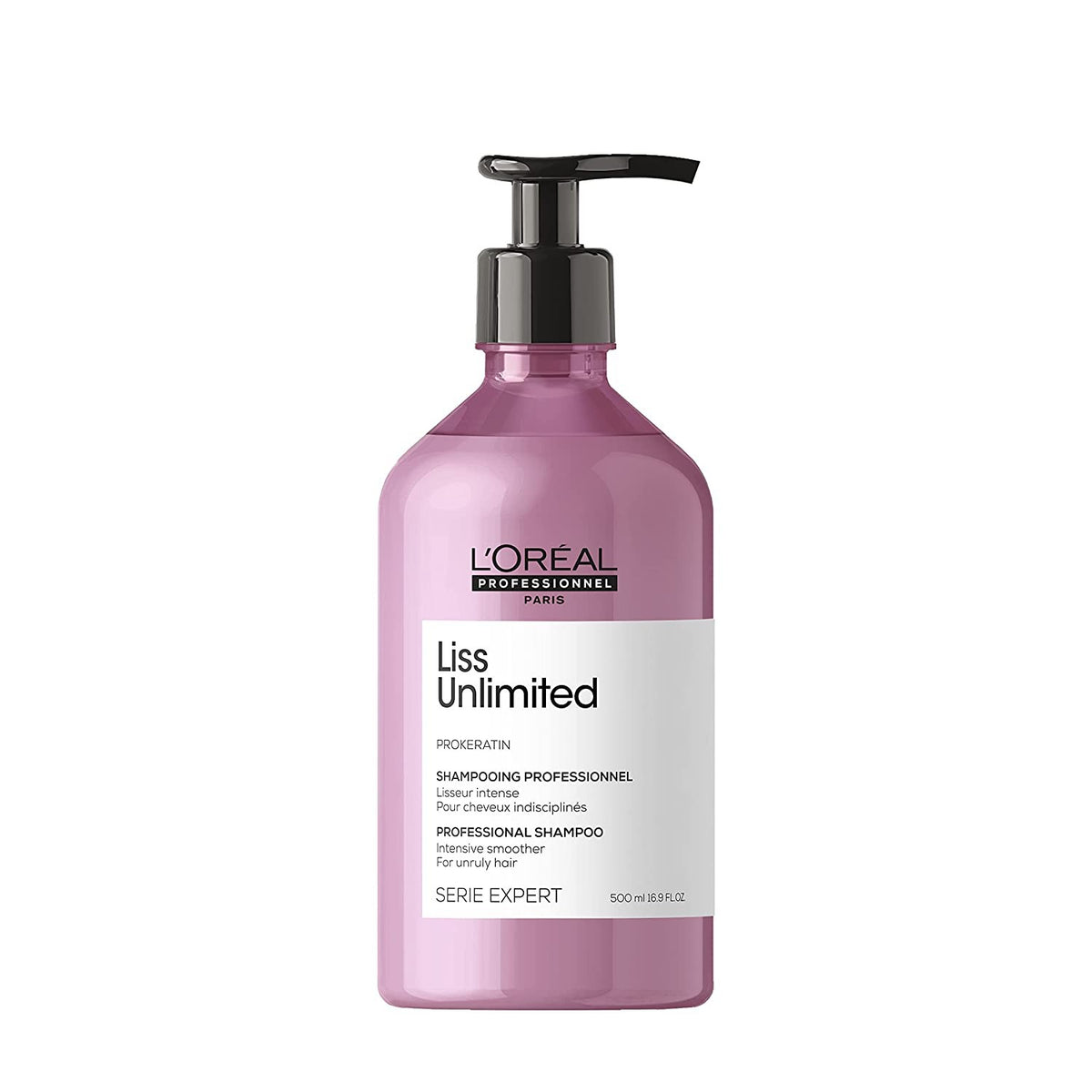 Loreal Serie Expert Liss Unlimited Prokeratin Shampoo With Pump 16.9 oz