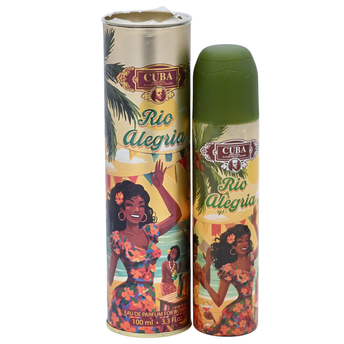 Cuba Rio Alegria Eau de Parfum Spray for Women 3.4 oz (100ml) - New in Can