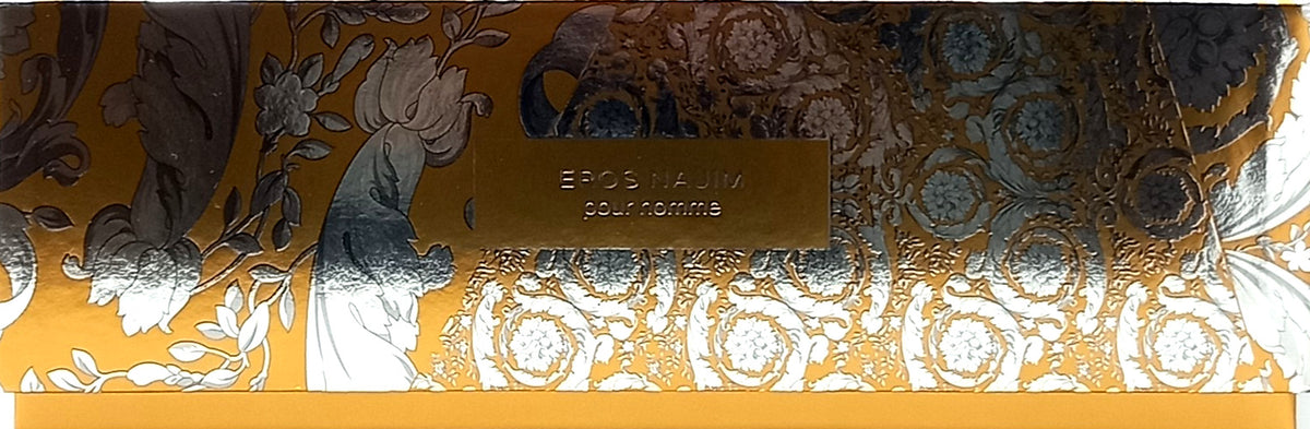 VERSACE EROS NAJIM 3 PCS GIFT SET PARFUM FOR MEN 3.4 Oz, PEN 0.3 Oz, BAG NEW!!!