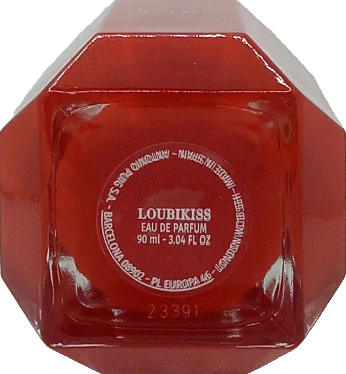 CHRISTIAN LOUBOUTIN LOUBIKISS EAU DE PARFUM SPRAY WOMEN 3.04 Oz / 90 ml NO CAP!