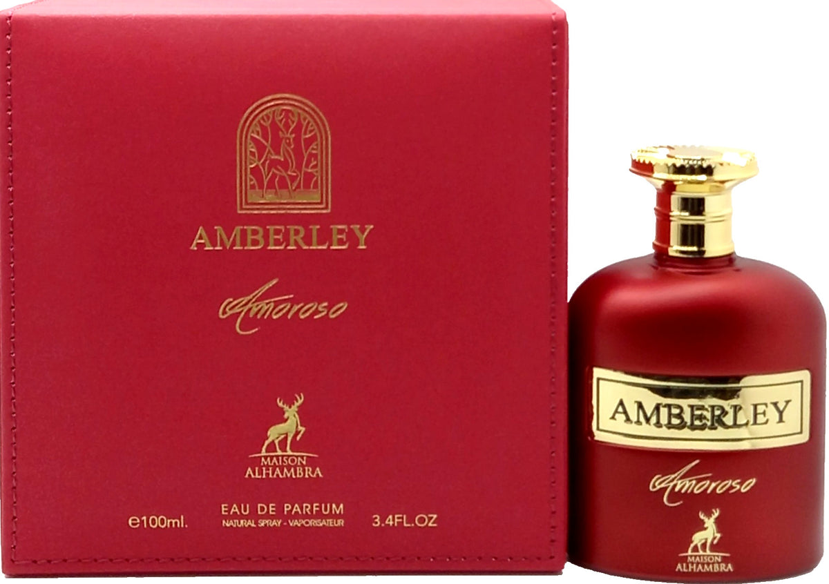 MAISON ALHAMBRA AMBERLEY AMOROSO EAU DE PARFUM SPRAY UNISEX 3.4 Oz / 100 ml NEW!