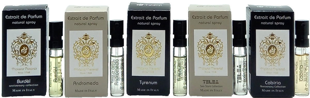 TIZIANA TERENZI COLLECTION SET 10 PCS EXTRAIT VIALS SPRAY 0.05 Oz OF 10 PCS!!!