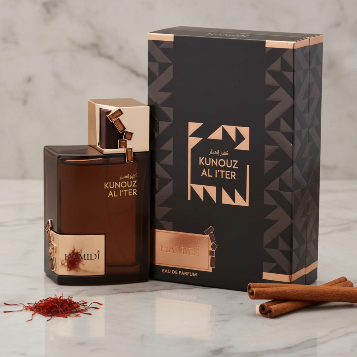 Hamidi Kunouz Al I'ter Eau de Parfum (EDP) Unisex Spray 3.4 oz / 100 ml - Hamidi
