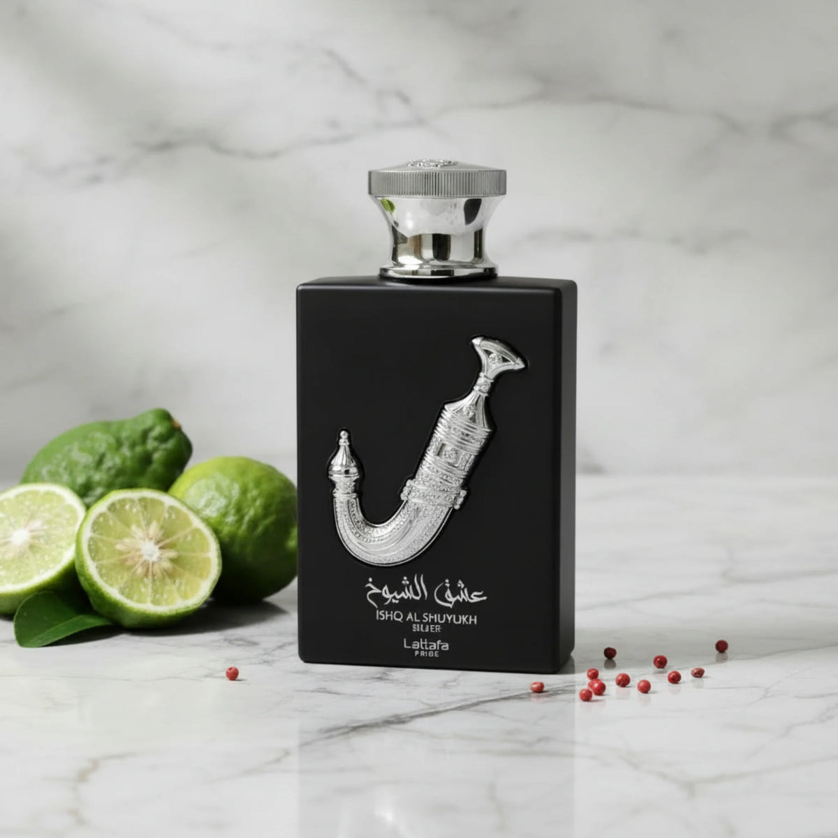 Lattafa Ishq Al Shuyukh Silver EDP Spray Unisex 3.4 oz New Box