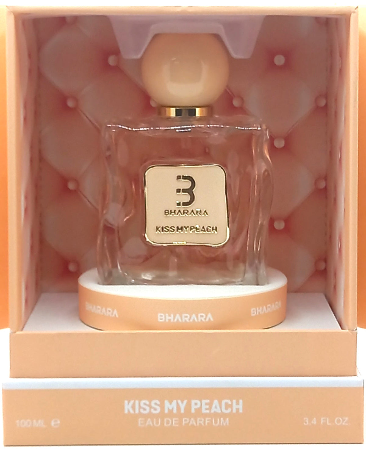 BHARARA KISS MY PEACH EAU DE PARFUM SPRAY FOR WOMEN 3.4 Oz / 100 ml BRAND NEW!!!