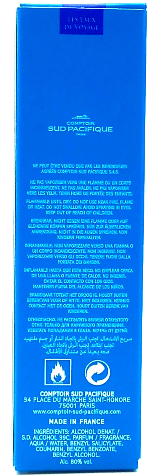 COMPTOIR SUD PACIFIQUE AQUA MOTU EAU DE TOILETTE SPRAY PEN UNISEX 0.33 Oz / 10ml